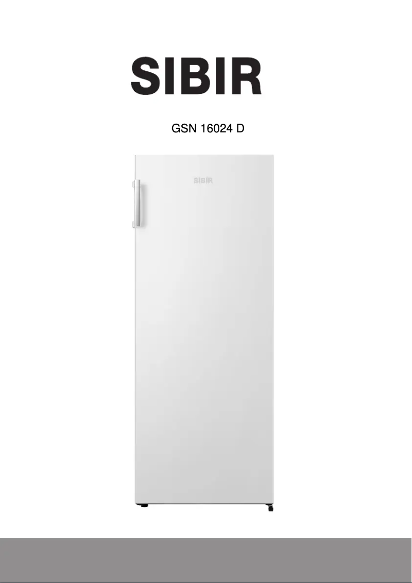 Página 1 del manual Manual de usuario SIBIR GSN 16024