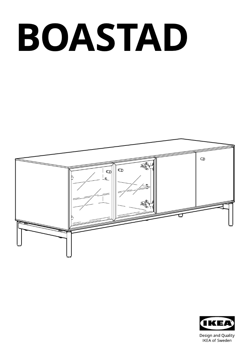 Página 1 del manual Manual de usuario Ikea BOASTAD 305.427.51