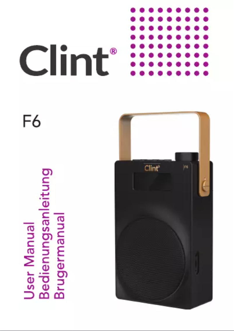 Página nº 1 - Manual de usuario Clint F6