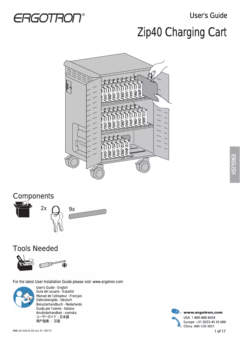 Imagen de la primera página del manual del dispositivo DM40-1009-4