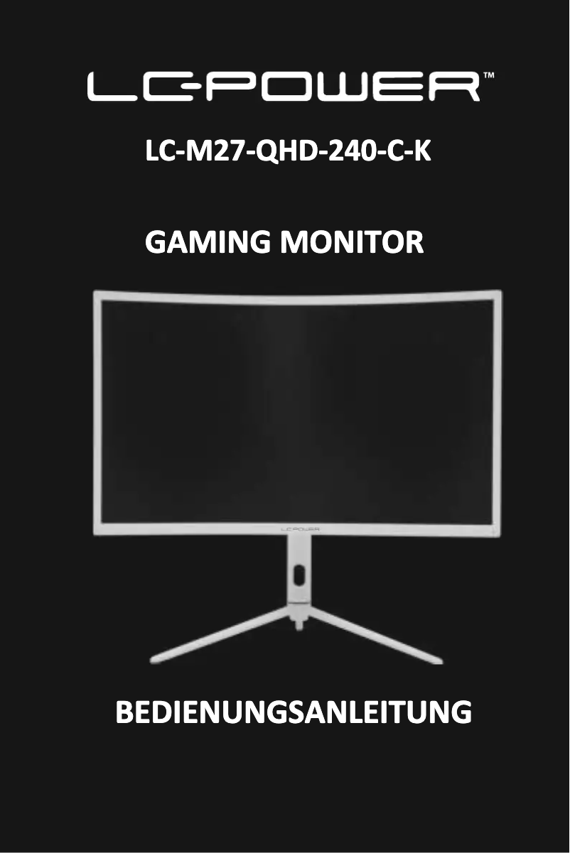 Imagen de la primera página del manual del dispositivo LC-M27-QHD-240-C-K