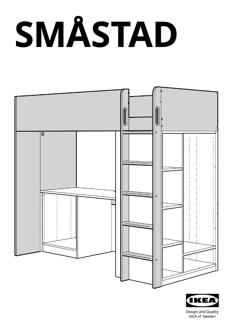 Página 1 del manual Manual de usuario Ikea SMÅSTAD 504.540.41