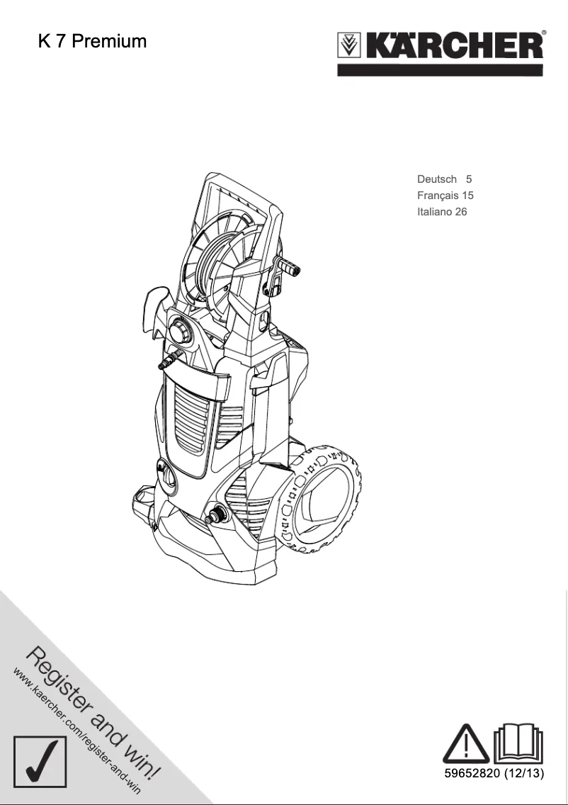 Página nº 1 - Manual de usuario Kärcher K7 Premium Home