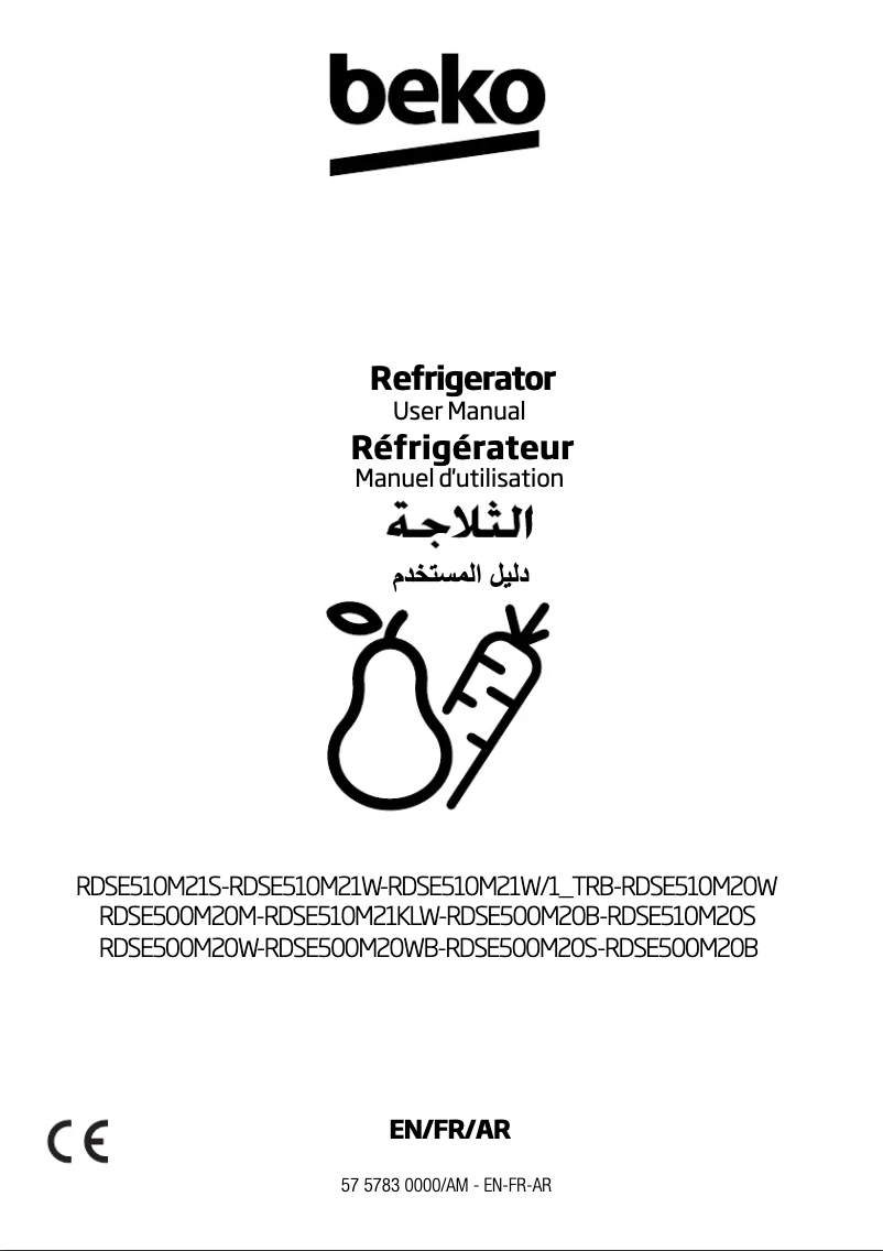 Imagen de la primera página del manual del dispositivo RDSE510M21S