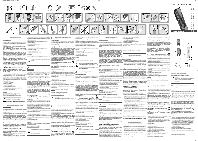 Página 1 del manual Manual de usuario Rowenta Airforce Ultimate TN9300