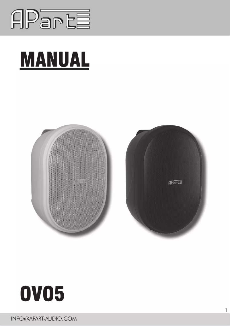 Imagen de la primera página del manual del dispositivo OVO5