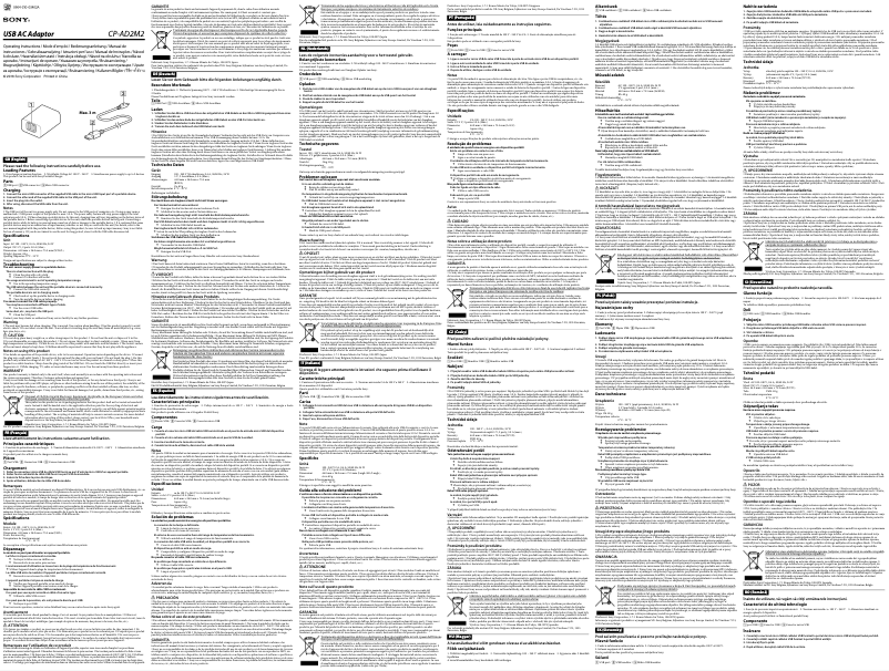 Página nº 1 - Manual de usuario Sony CP-AD2M2
