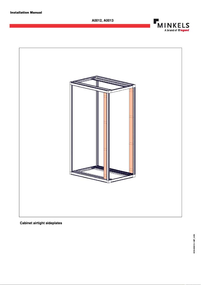 Imagen de la primera página del manual del dispositivo A0012-000052-900-1
