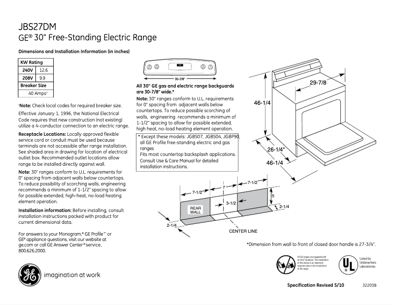 Imagen de la primera página del manual del dispositivo JBS27DMCC