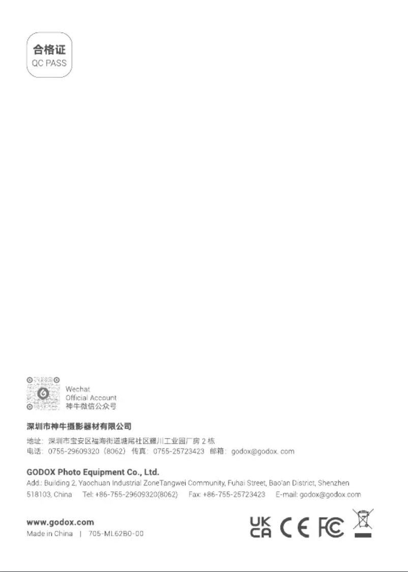 Página 1 del manual Manual de usuario Godox ML60II Bi