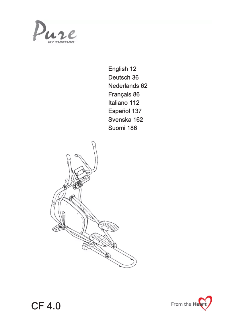 Imagen de la primera página del manual del dispositivo Pure CF 4.0
