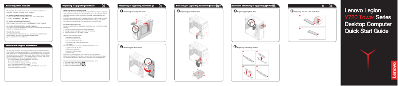 Imagen de la primera página del manual del dispositivo Legion Y720T
