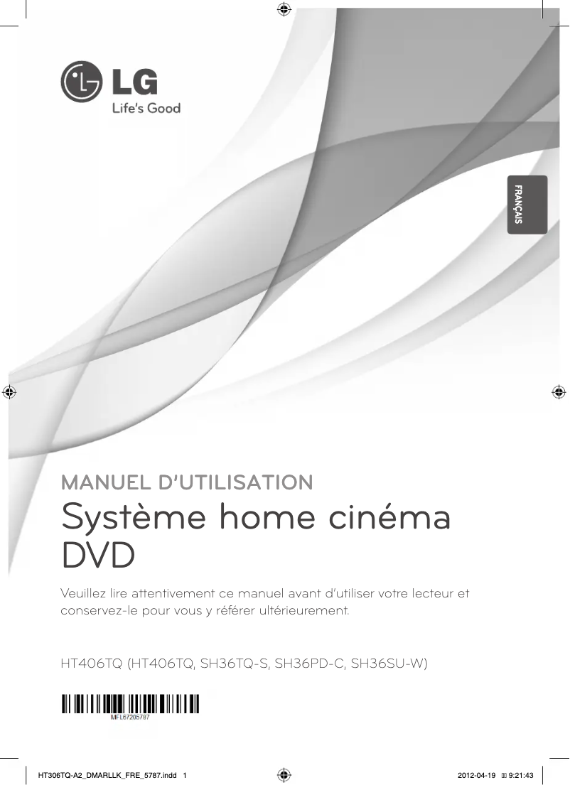 Imagen de la primera página del manual del dispositivo HT406TQ