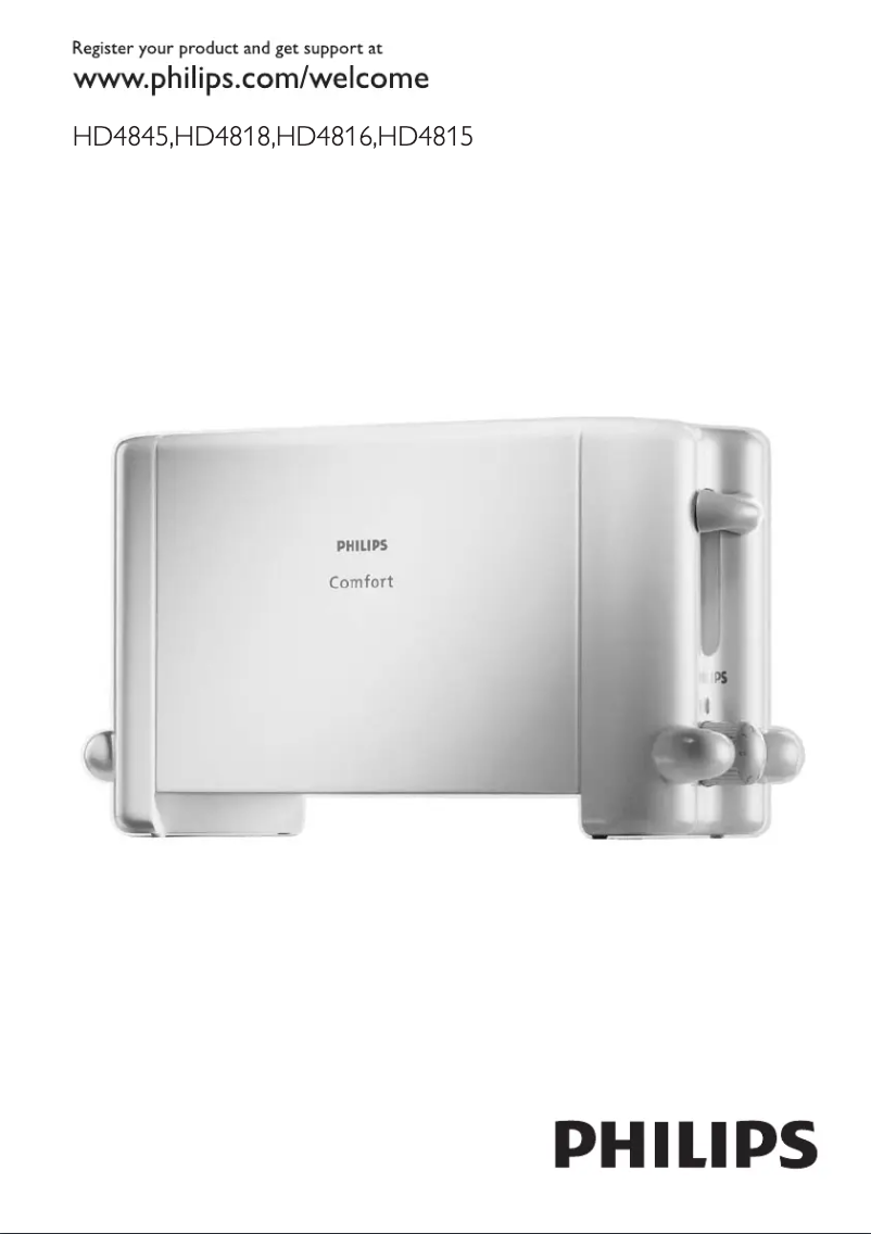 Imagen de la primera página del manual del dispositivo HD4818