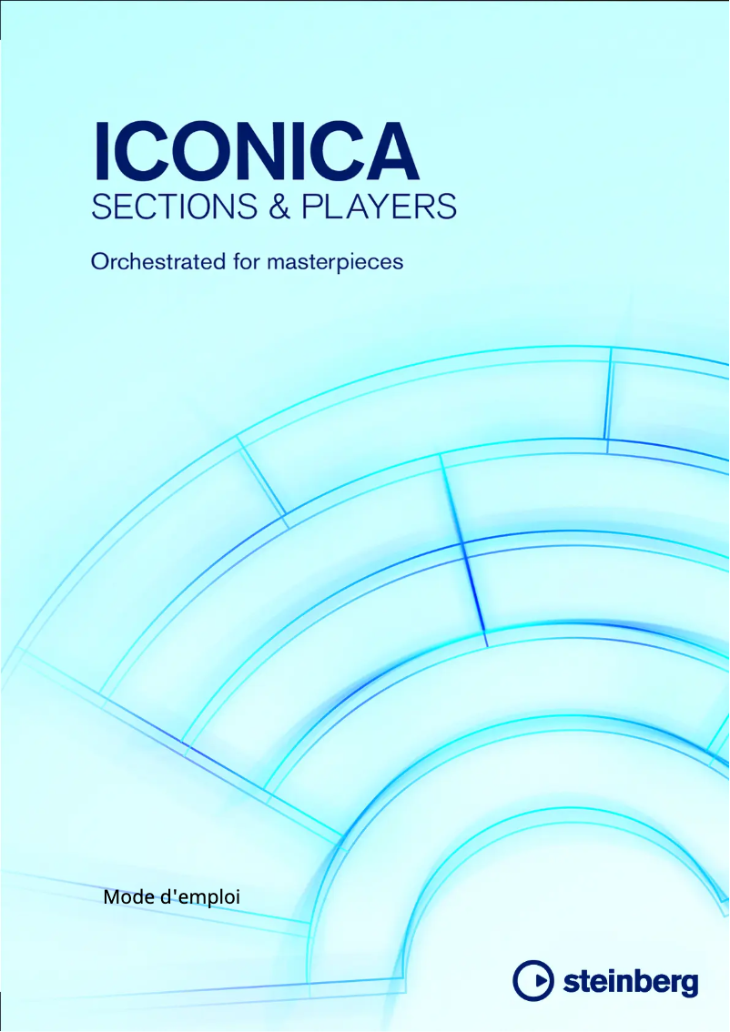 Imagen de la primera página del manual del dispositivo Iconica Sections & Players