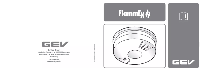 Página 1 del manual Manual de usuario GEV FMR 3286 FlammEx