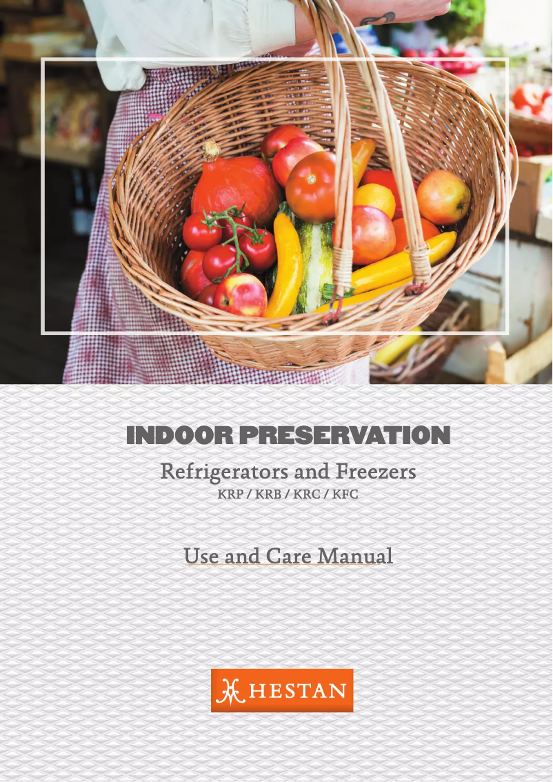 Página 1 del manual Manual de uso y mantenimiento Hestan KFCL30YW