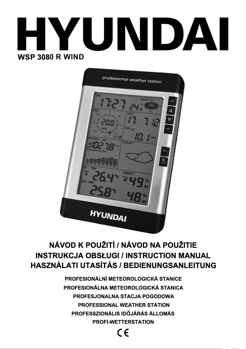 Página 1 del manual Manual de usuario Hyundai WSP 3080