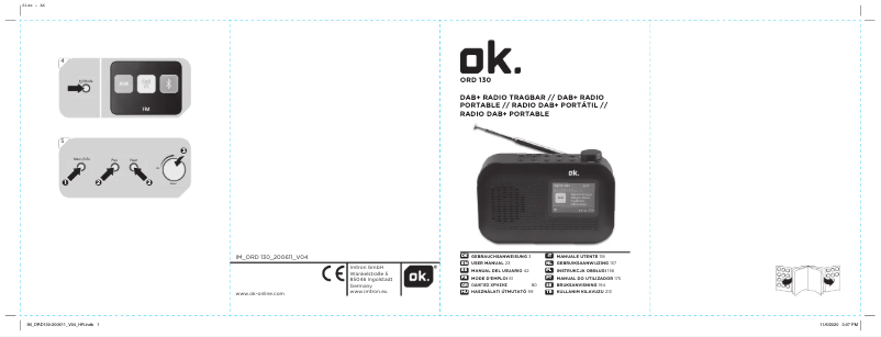 Página 1 del manual Manual de usuario OK ORD 130