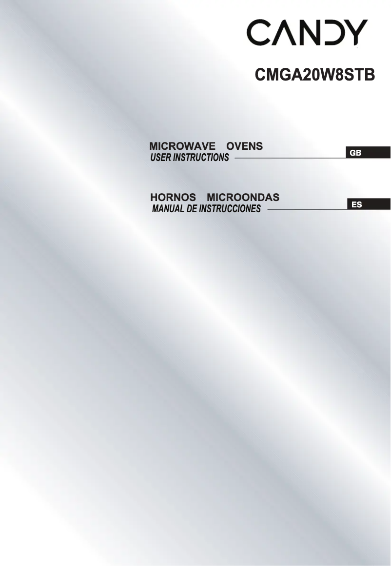 Imagen de la primera página del manual del dispositivo CMGA20W8STB