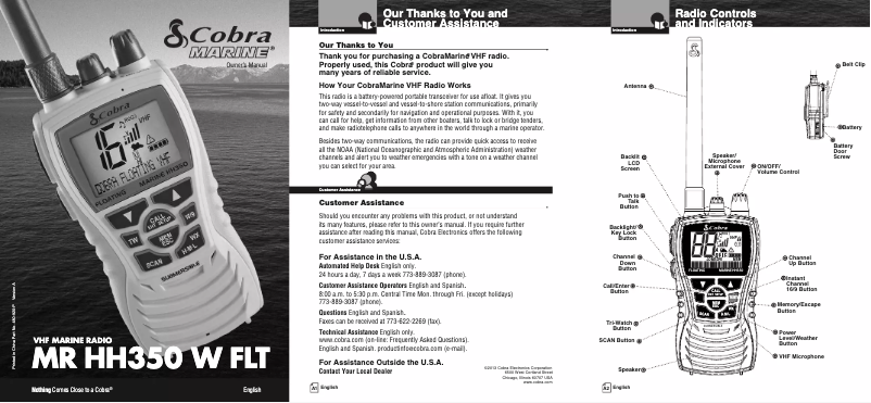 Imagen de la primera página del manual del dispositivo MR HH350W FLT