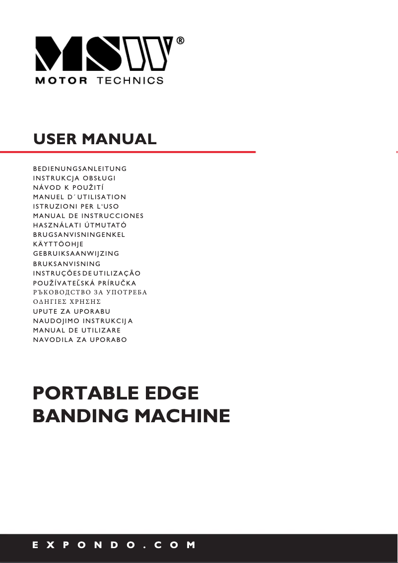 Imagen de la primera página del manual del dispositivo MSW-EDGE-L1AG