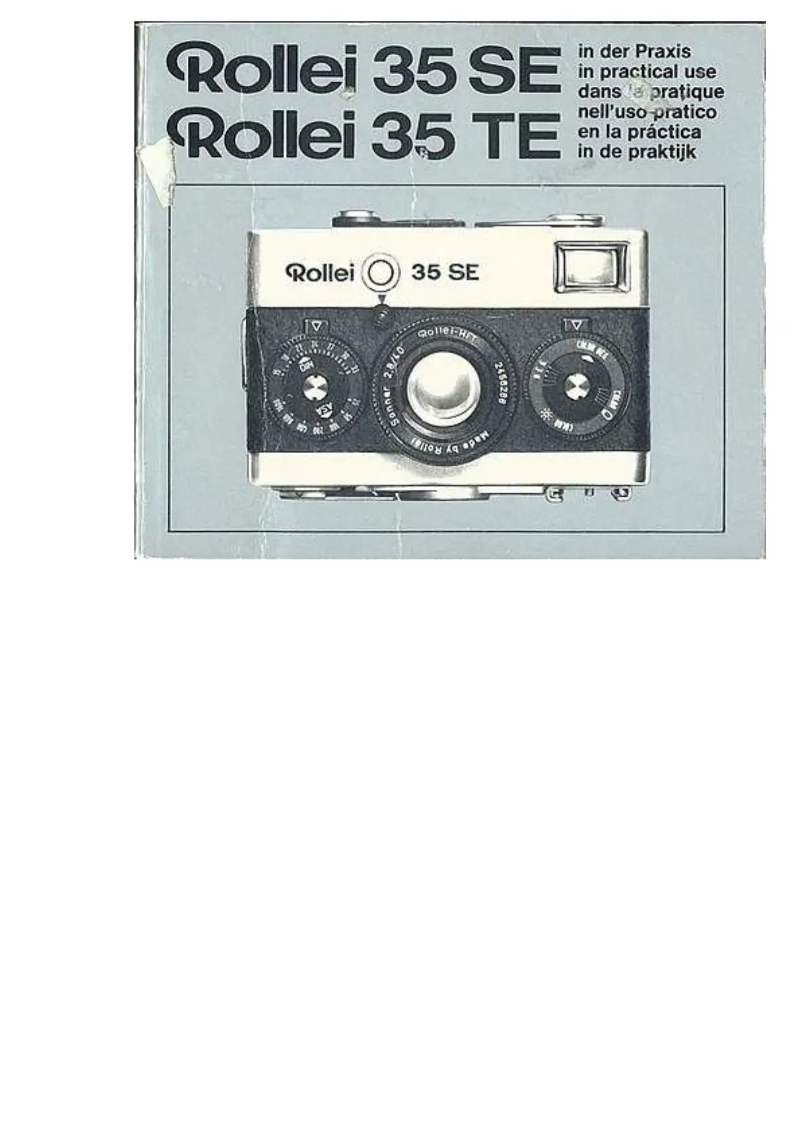 Página 1 del manual Manual de usuario Rollei 35 TE