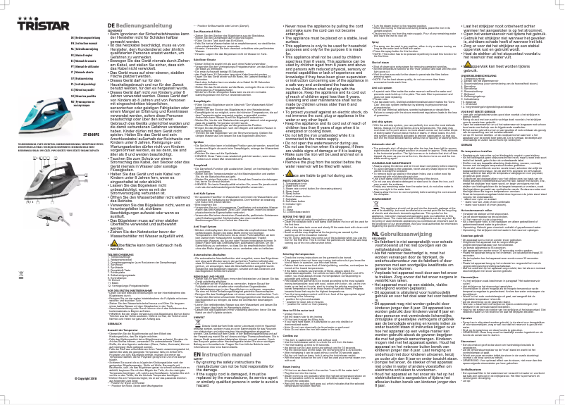 Imagen de la primera página del manual del dispositivo ST-8360PE