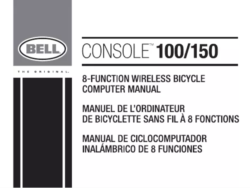 Página 1 del manual Manual de usuario Bell Console 100