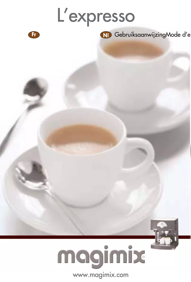 Página 1 del manual Manual de usuario Magimix L’expresso 11215