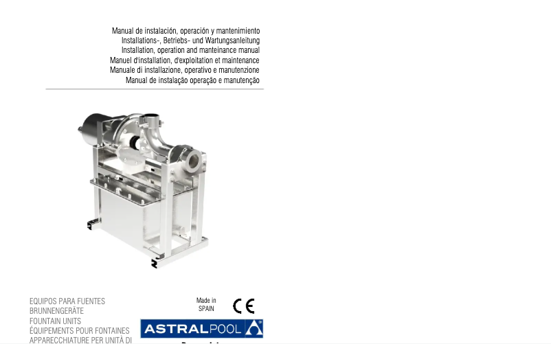 Imagen de la primera página del manual del dispositivo Dancer Jet