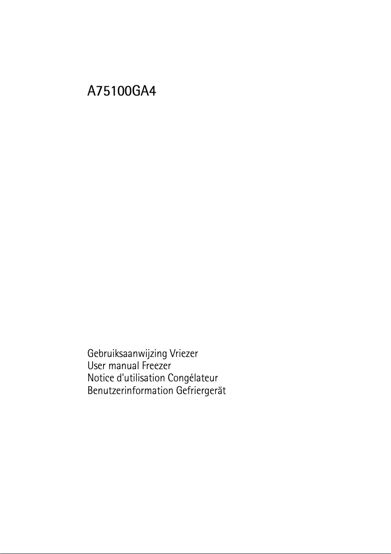 Imagen de la primera página del manual del dispositivo A75100GA4