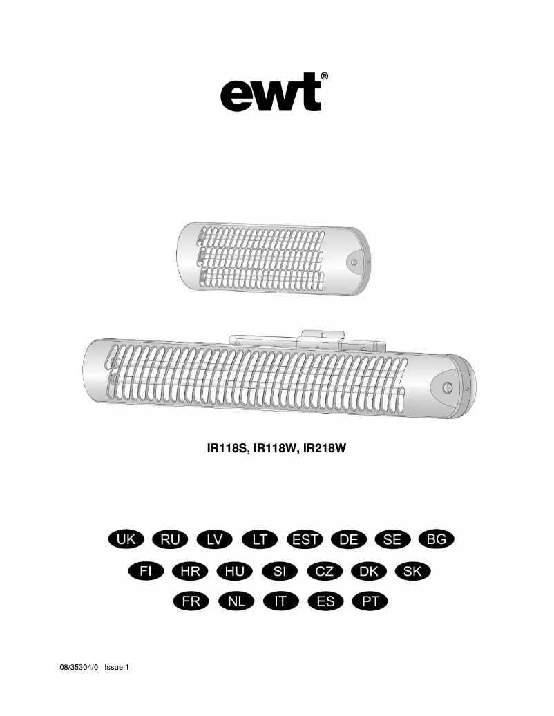 Página nº 1 - Manual de usuario EWT IR218W