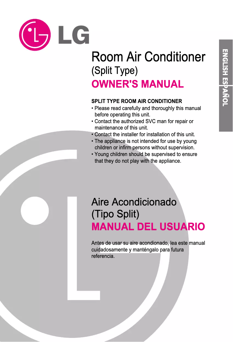 Imagen de la primera página del manual del dispositivo LS-H096QLA1