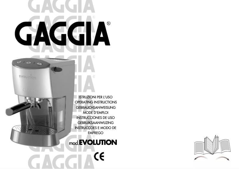 Página 1 del manual Manual de usuario Gaggia Evolution Espresso