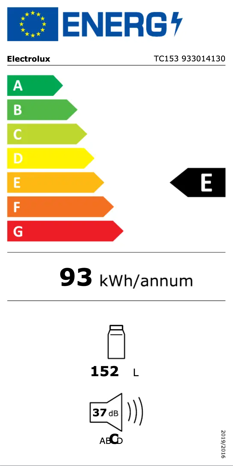 Imagen de la primera página del manual del dispositivo TC153