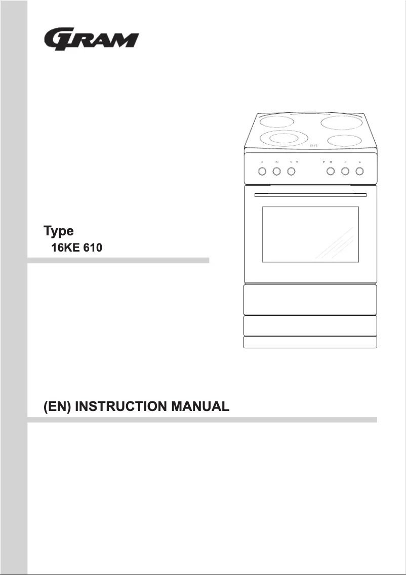 Página 1 del manual Manual de usuario Gram 16KE 610