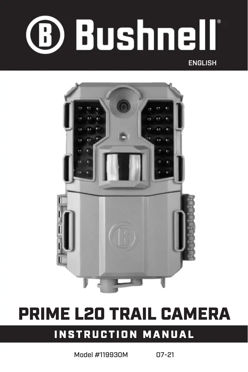 Imagen de la primera página del manual del dispositivo Prime L20