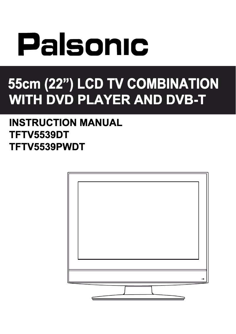 Imagen de la primera página del manual del dispositivo TFTV5539DT