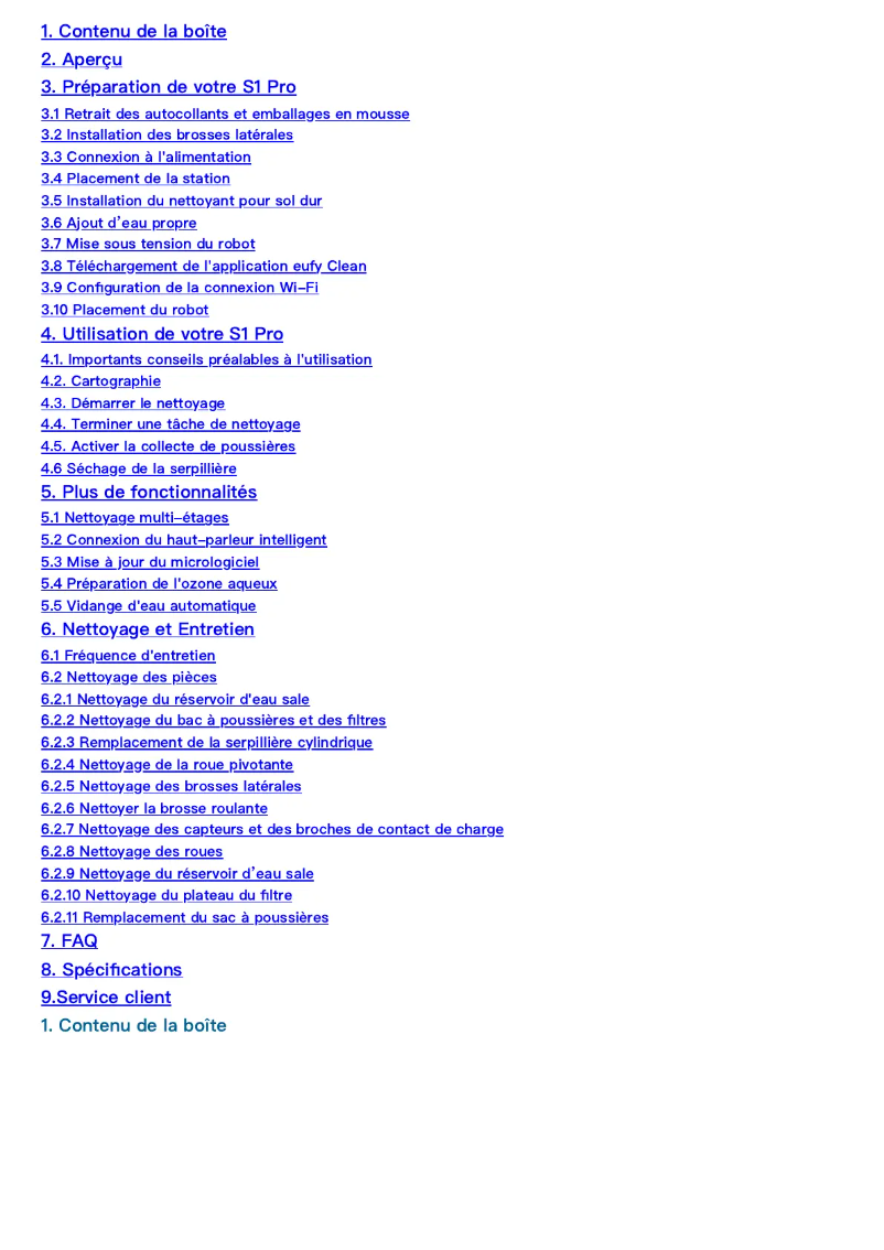 Página 1 del manual Manual de usuario Eufy S1 Pro