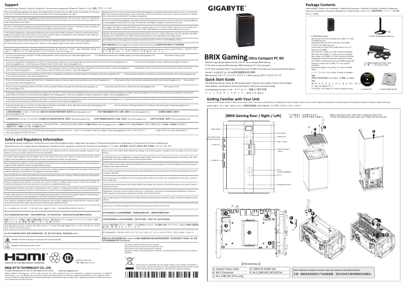 Página 1 del manual Manual de usuario Gigabyte GB-BNi5HG6-1060