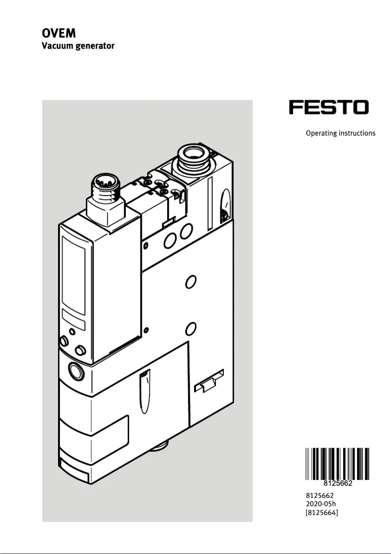 Imagen de la primera página del manual del dispositivo OVEM-05-H-B-QO-ON-N-2P