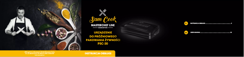 Imagen de la primera página del manual del dispositivo PSC-30