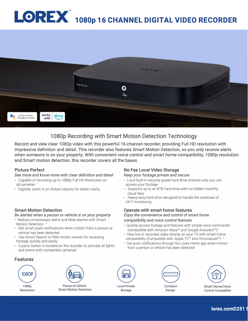 Imagen de la primera página del manual del dispositivo D251