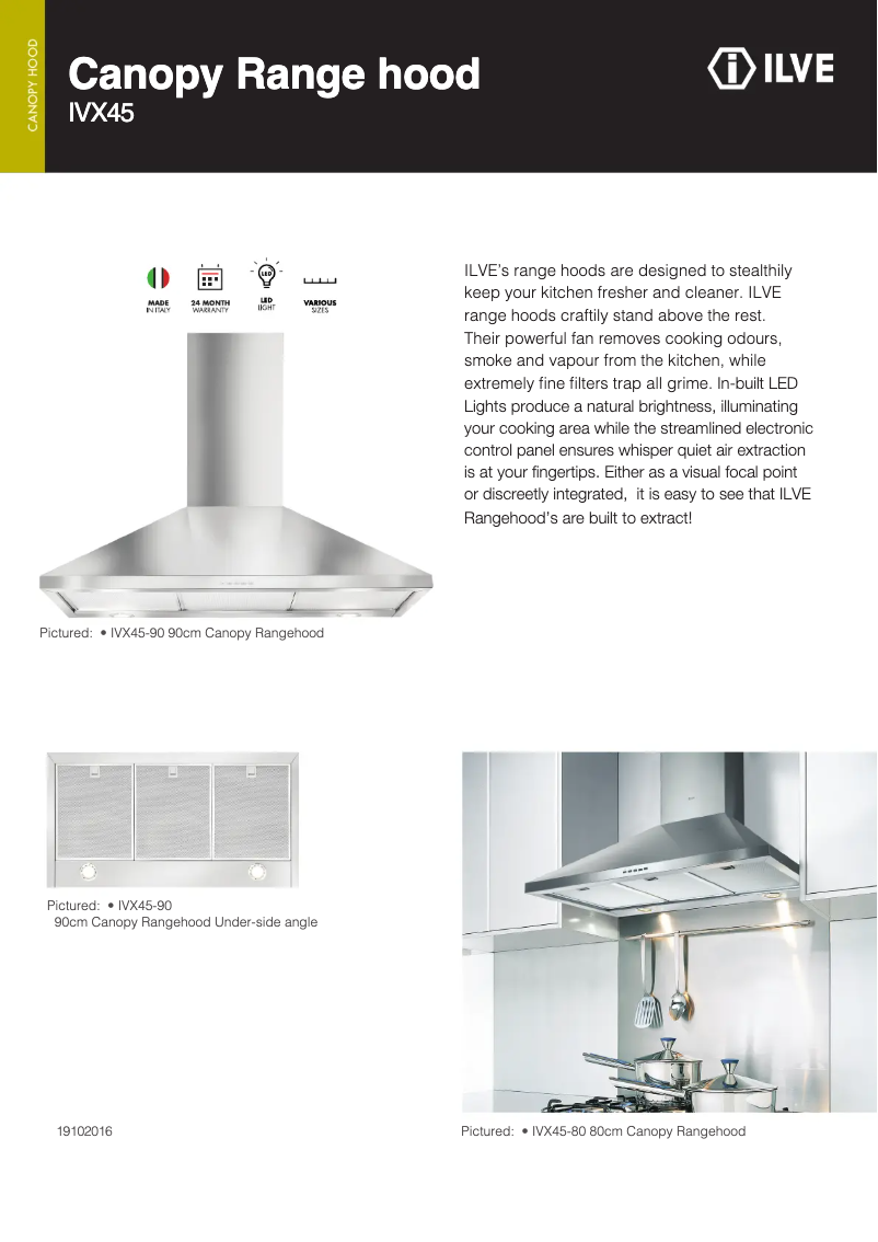 Imagen de la primera página del manual del dispositivo IVX45/60