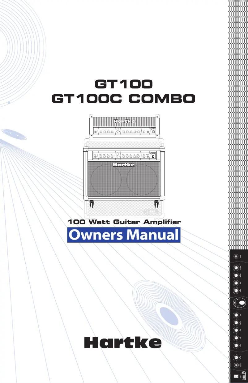 Imagen de la primera página del manual del dispositivo GT100C