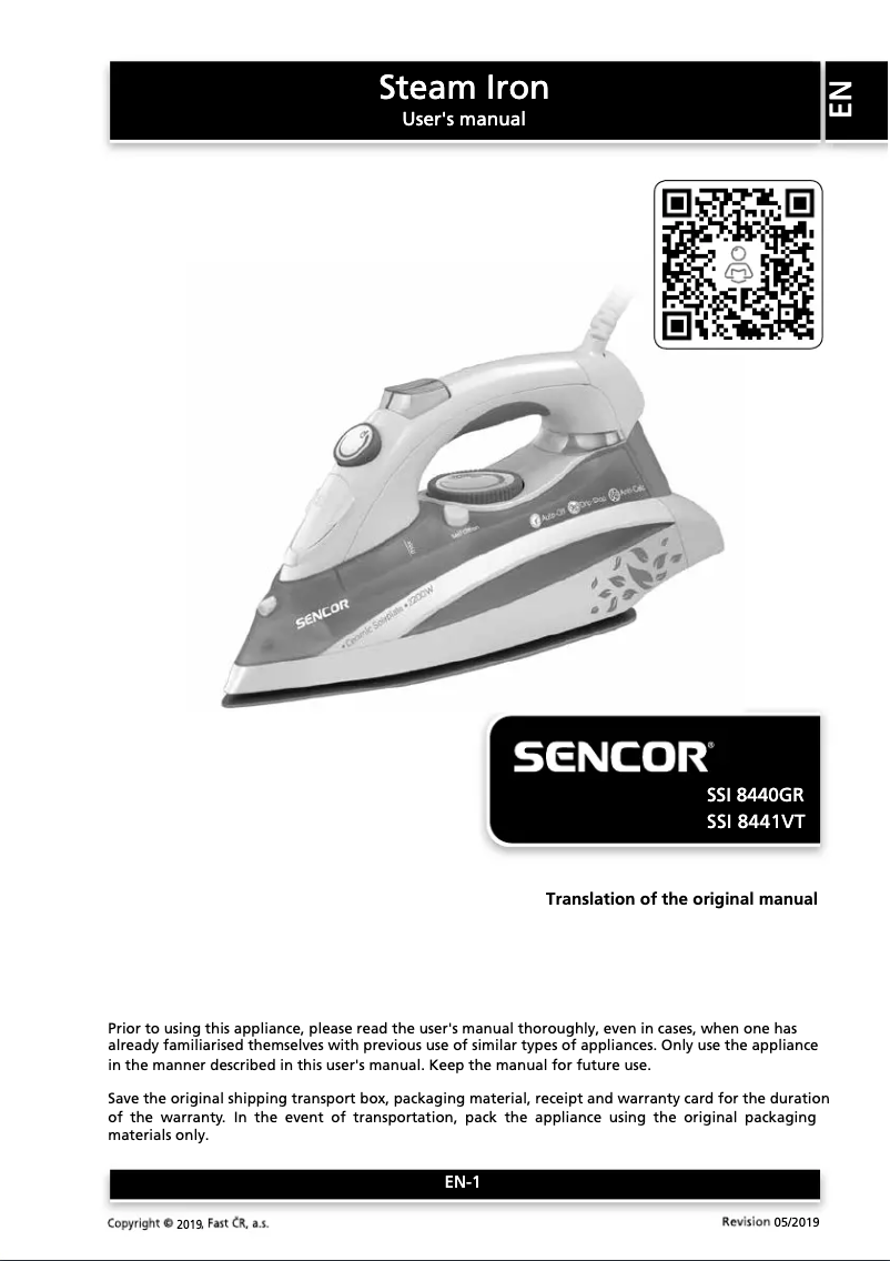 Imagen de la primera página del manual del dispositivo SSI 8441 VT