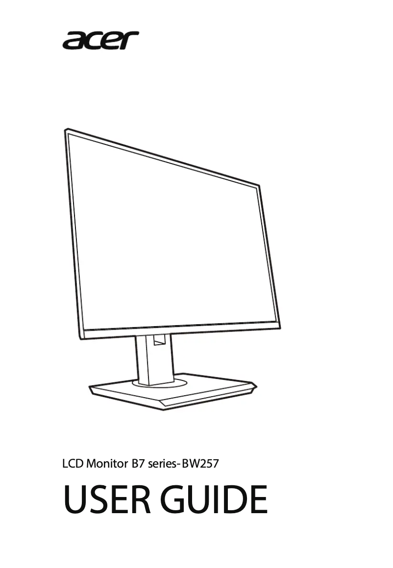 Imagen de la primera página del manual del dispositivo BW257
