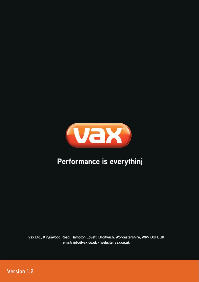 Página nº 1 - Manual de usuario Vax Bare Floor Pro S2S