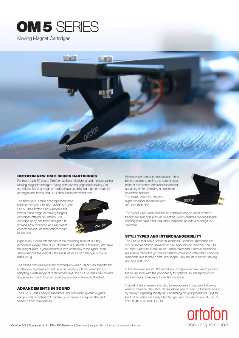 Imagen de la primera página del manual del dispositivo Super OM 5E